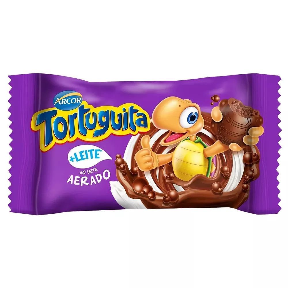 Arcor Chocolate Tortuguita Aerada ao Leite 11,5g 24 Unidades