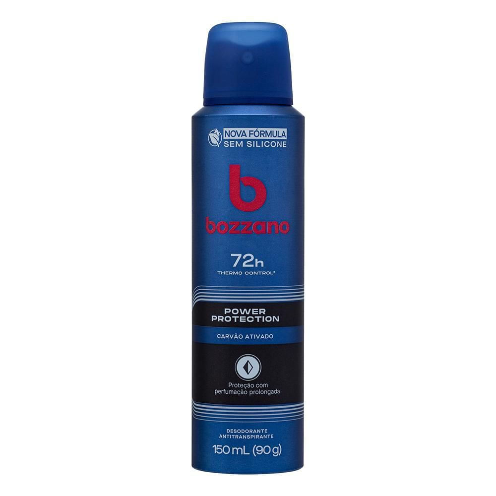 Desodorante Antitranspirante Masculino Bozzano Power Protection Aerossol 150ml