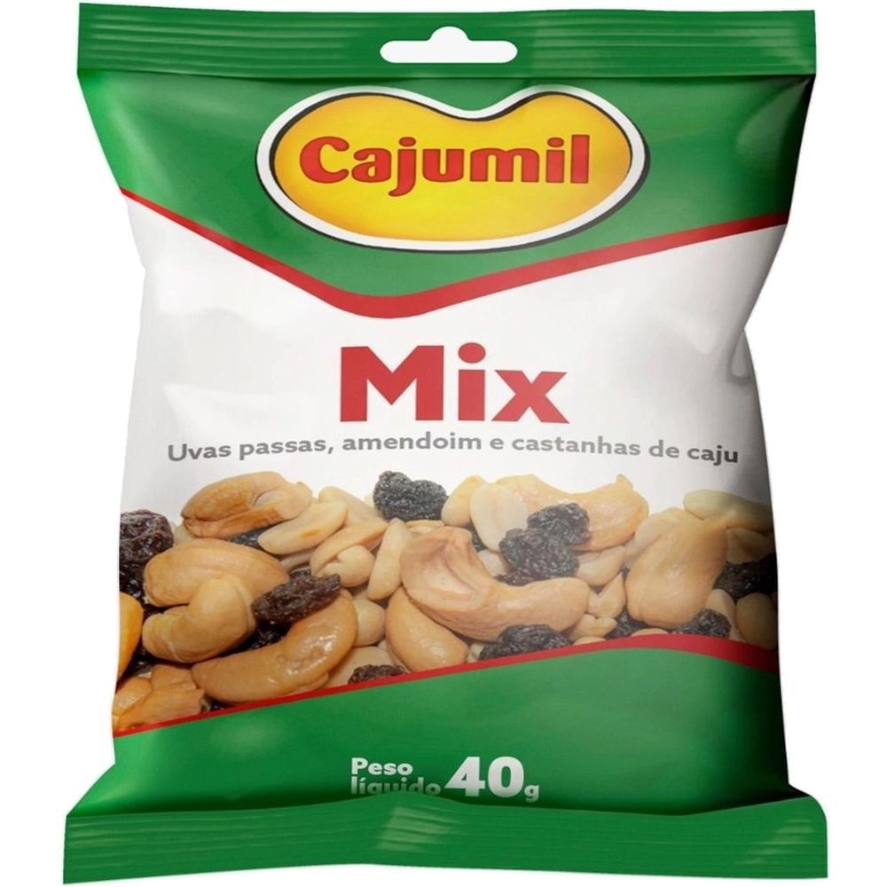 Mix de Nuts Tradicional Cajumil 40g Sachê Vegano