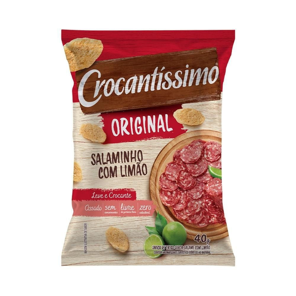 Torrada Salame com Limão Crocantíssimo 40g Assado