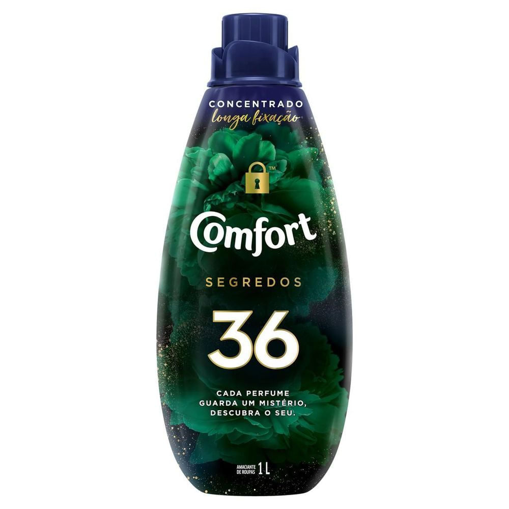 Amaciante Concentrado Comfort Segredos Líquido 1L
