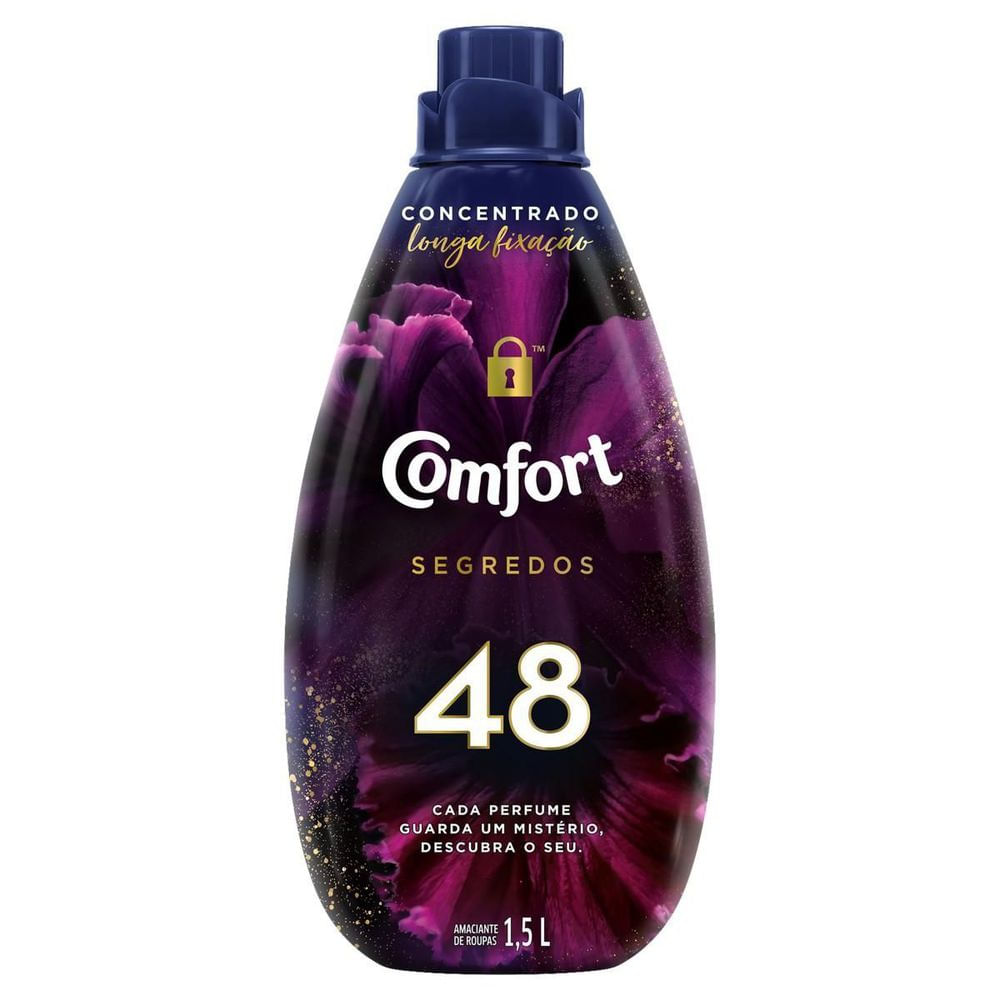 Amaciante Concentrado Comfort Segredos Líquido 1,5L