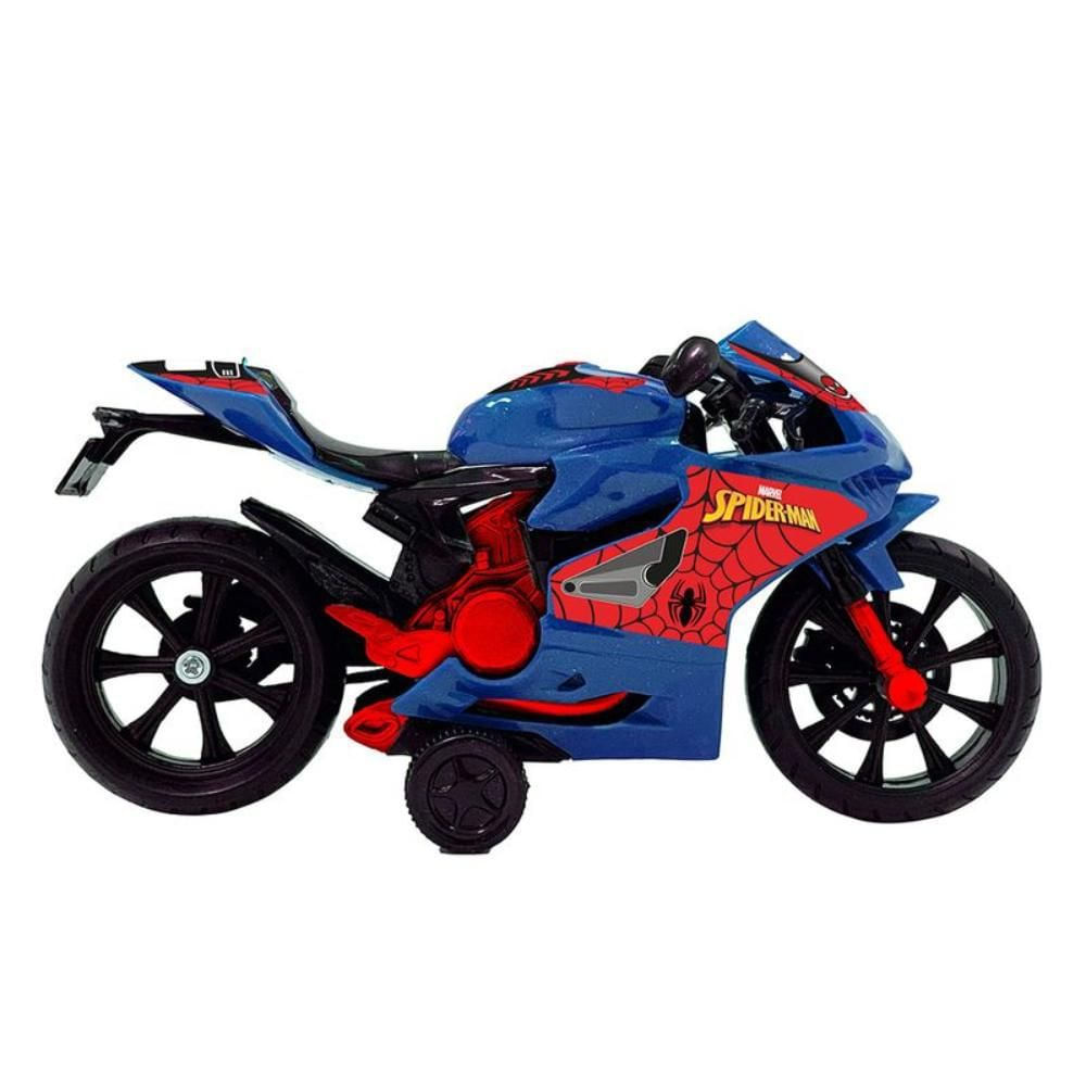 Moto de Brinquedo à Fricção Candide Homem-Aranha Webcycle Marvel
