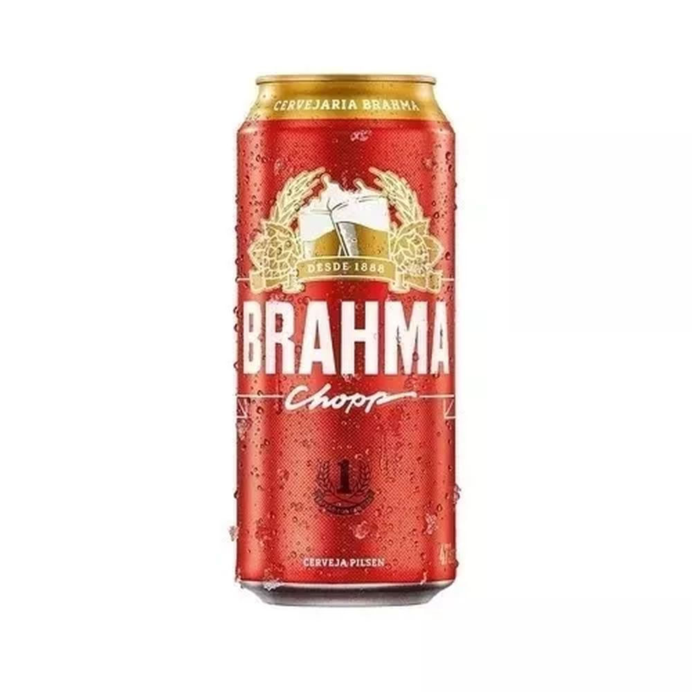 Cerveja Lager Brahma 473ml Lata Refrescante