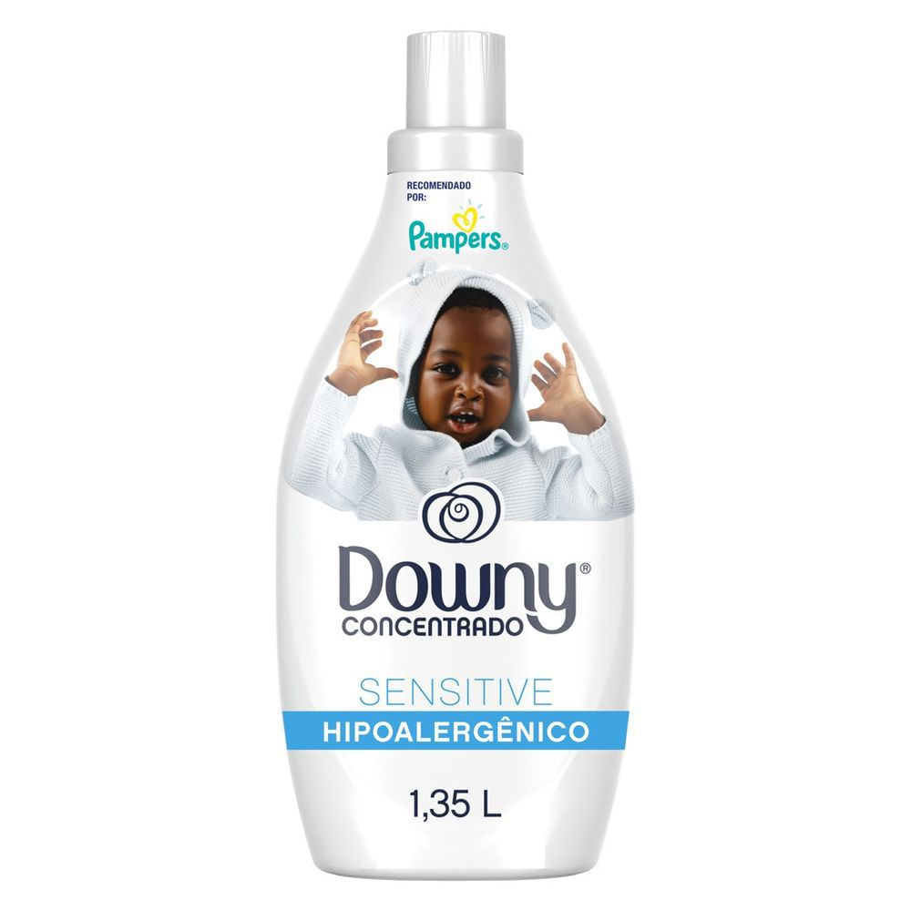Amaciante Concentrado Downy Sensitive Líquido Pêssego Baunilha e Florais 1,35L