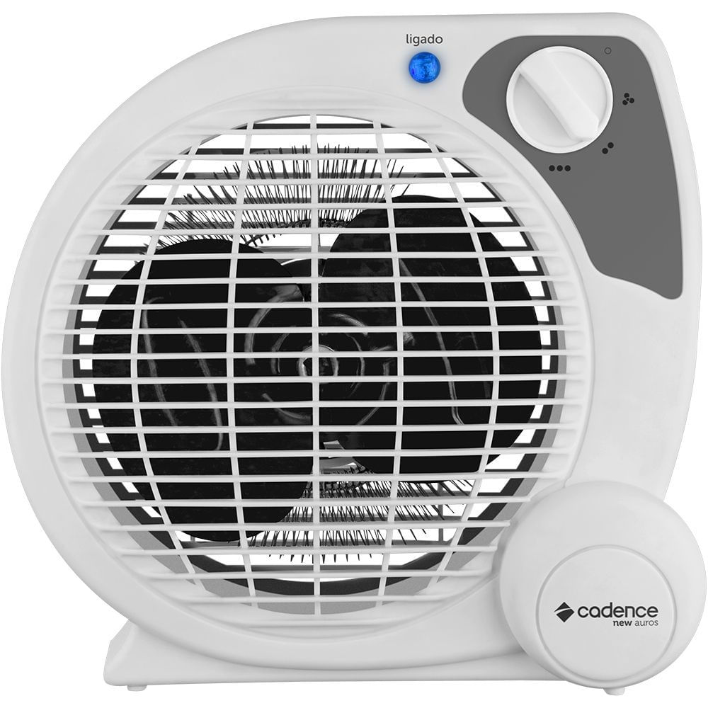 Aquecedor Termoventilador Portátil Cadence New Auros AQC422 1500W 127V Branco