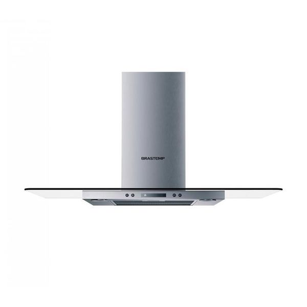 Coifa de Parede Brastemp, Vidro Plano, Inox, 90 cm - BAP90ARBNA