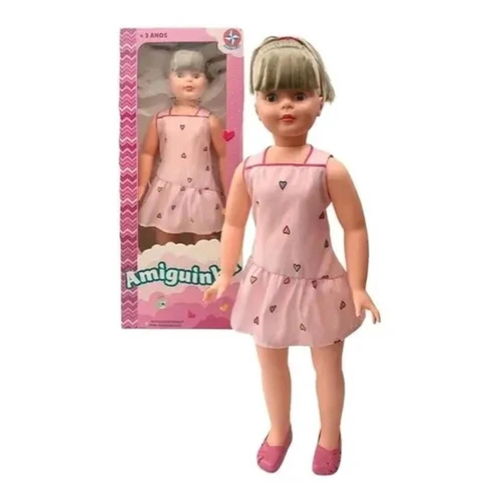 Boneca Gigante Interativa Estrela Amiguinha Especial 80 Anos 80cm