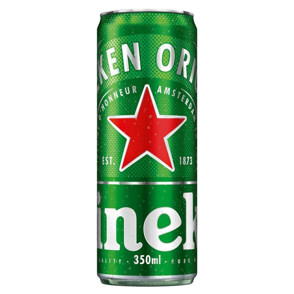 Cerveja Lager Heineken 350ml Lata Puro Malte