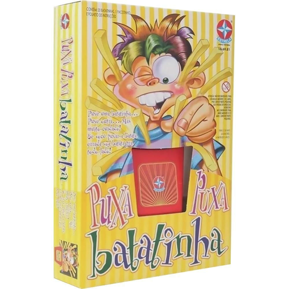 Jogo de Ação para Brincar em Grupo Estrela Puxa Puxa Batatinha Amarelo