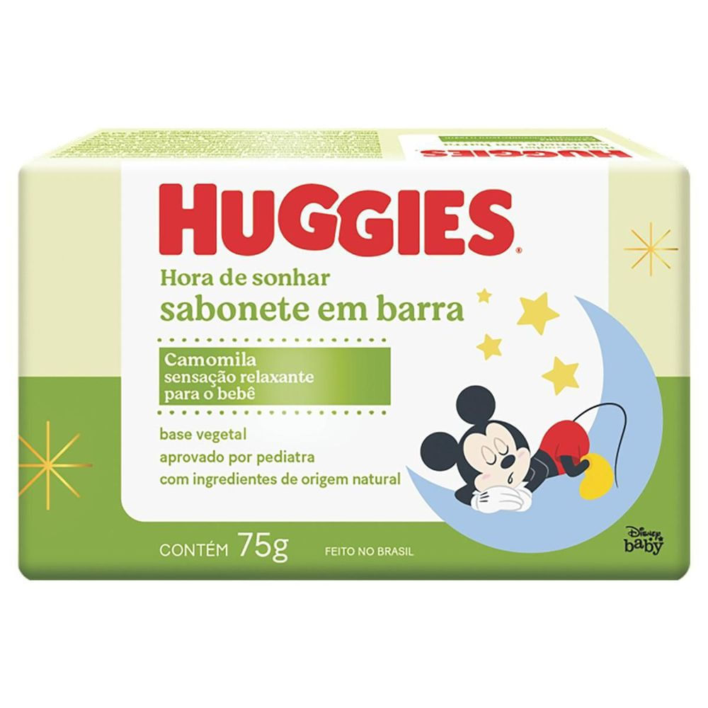 Sabonete em Barra Relaxante Huggies Hora de Sonhar 75g