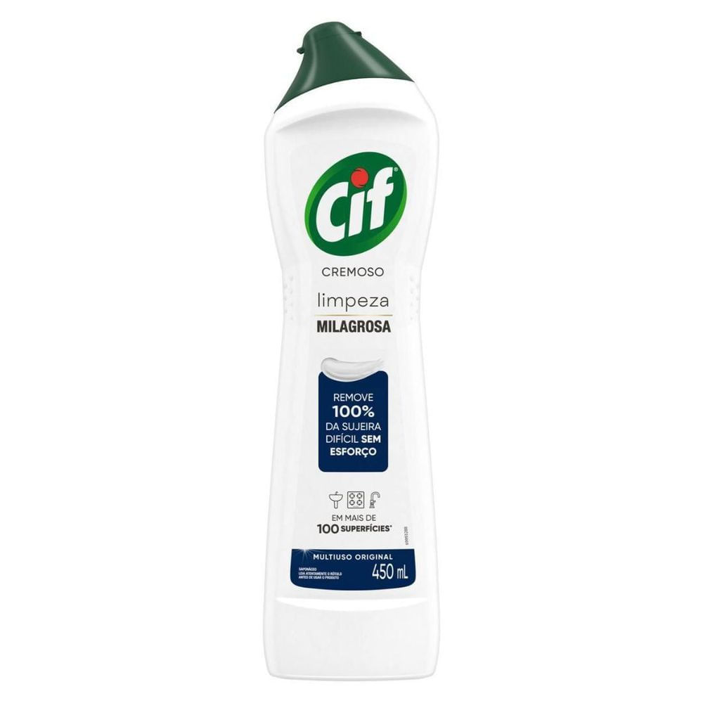 Limpador Multiuso Concentrado Cif Cremoso Original 450ml