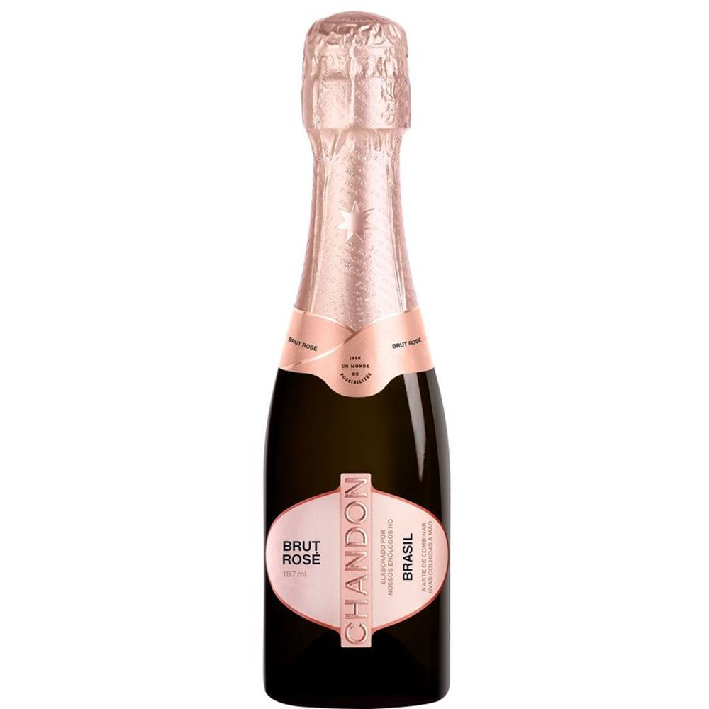 Espumante Brut Rosé Chandon Baby 187ml Serra Gaúcha