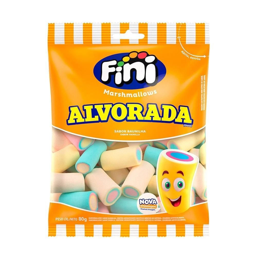Marshmallow Baunilha Alvorada Fini 80g Sem Glúten