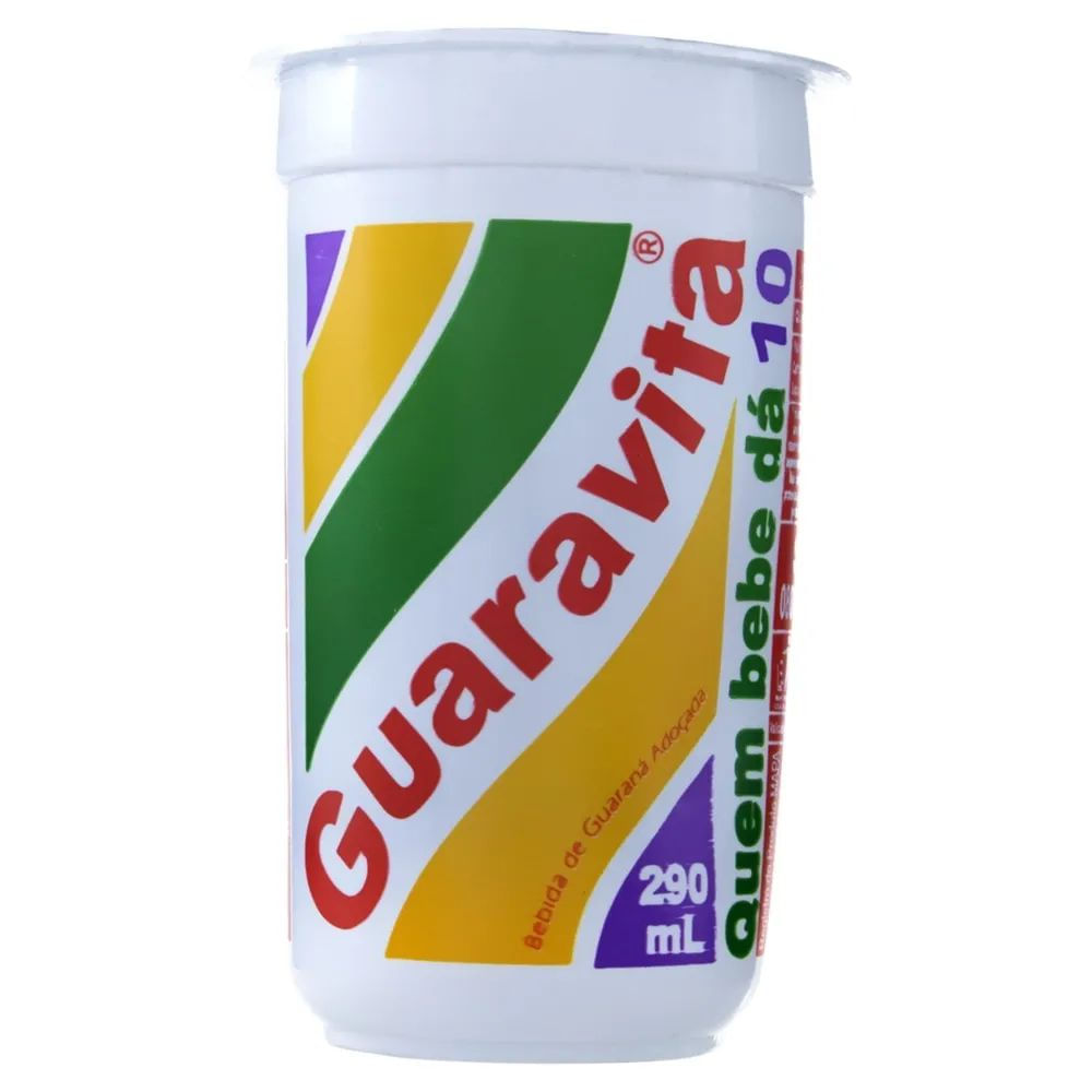 Refresco de Guaraná Natural Guaravita 290ml Copo Vegano