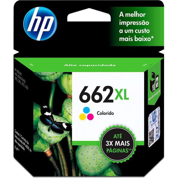 Cartucho de Tinta HP 662 XL Tricolor - Original