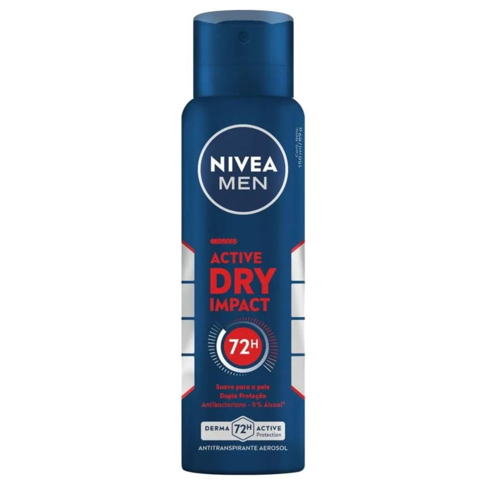 Desodorante Aerossol Nivea Dry Impact Men 150ml