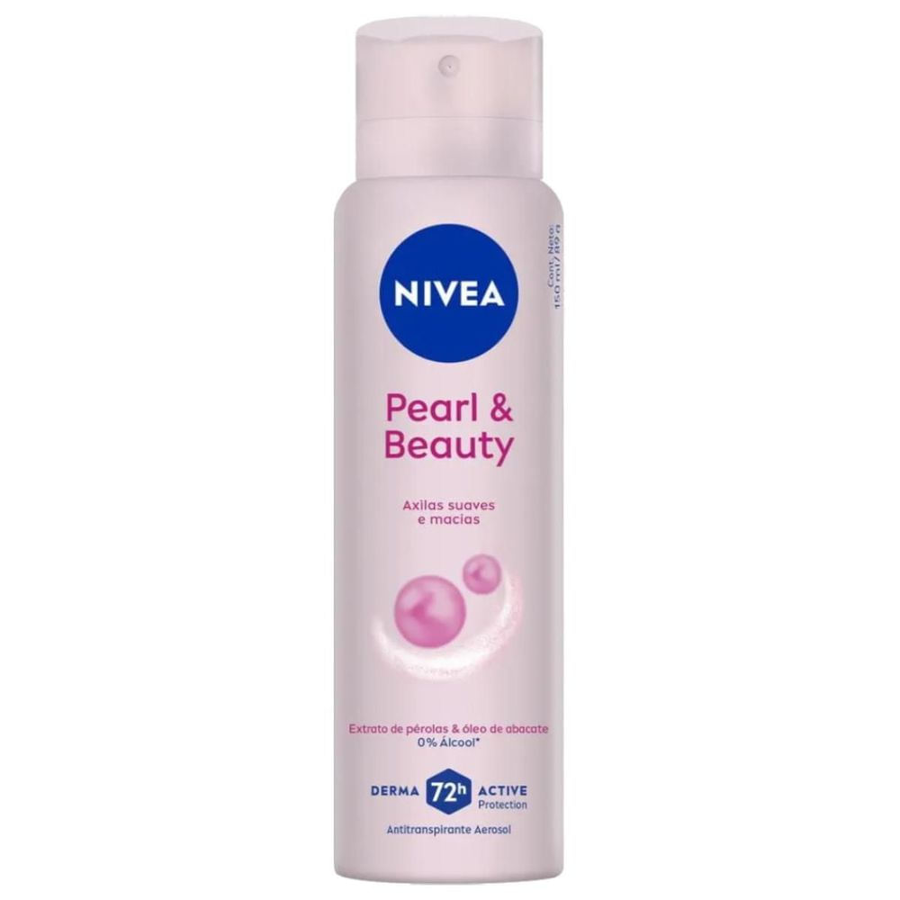 Desodorante Aerossol Nivea Pearl&Beauty Feminino 150ml