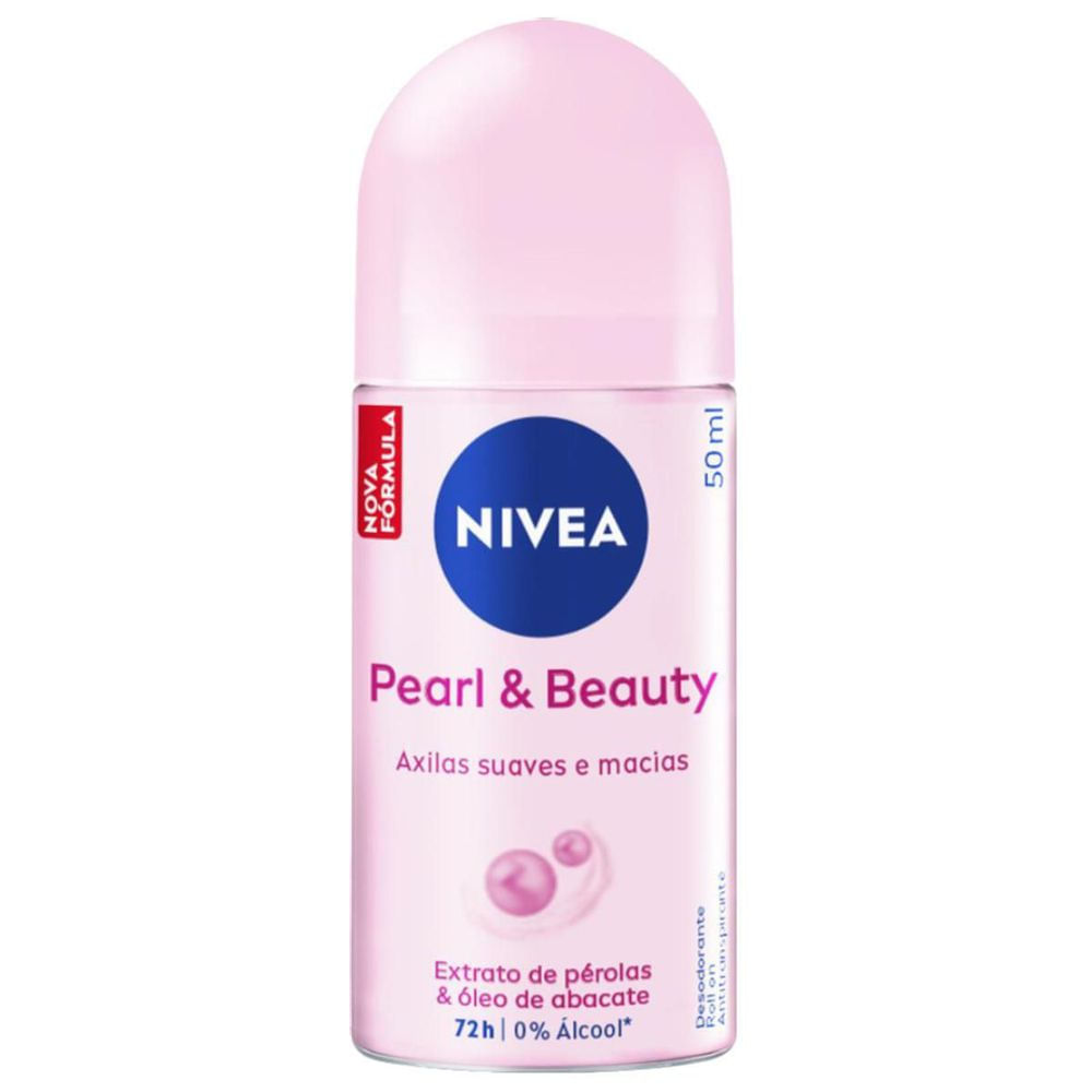 Desodorante Antitranspirante Roll-On Nivea Pearl & Beauty 50ml