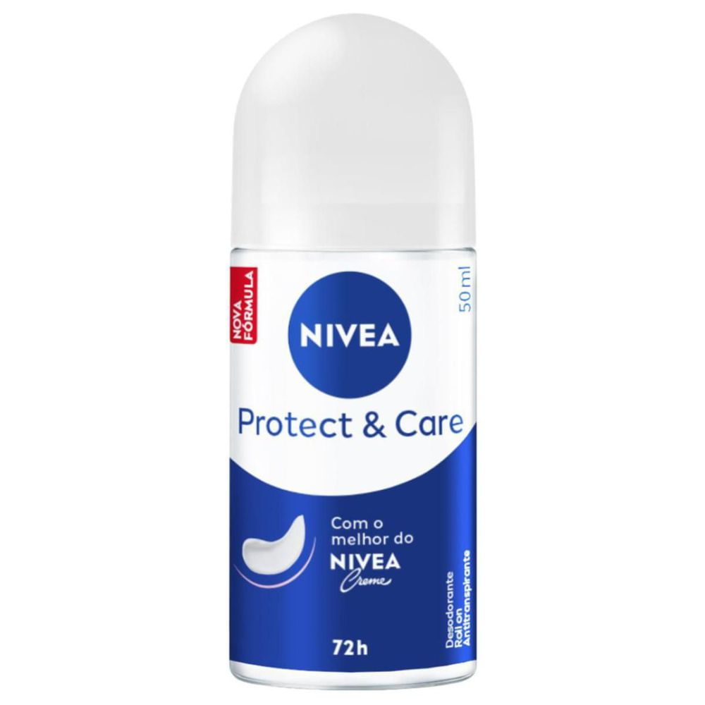 Desodorante Antitranspirante Roll-On Nivea Protect & Care 50ml