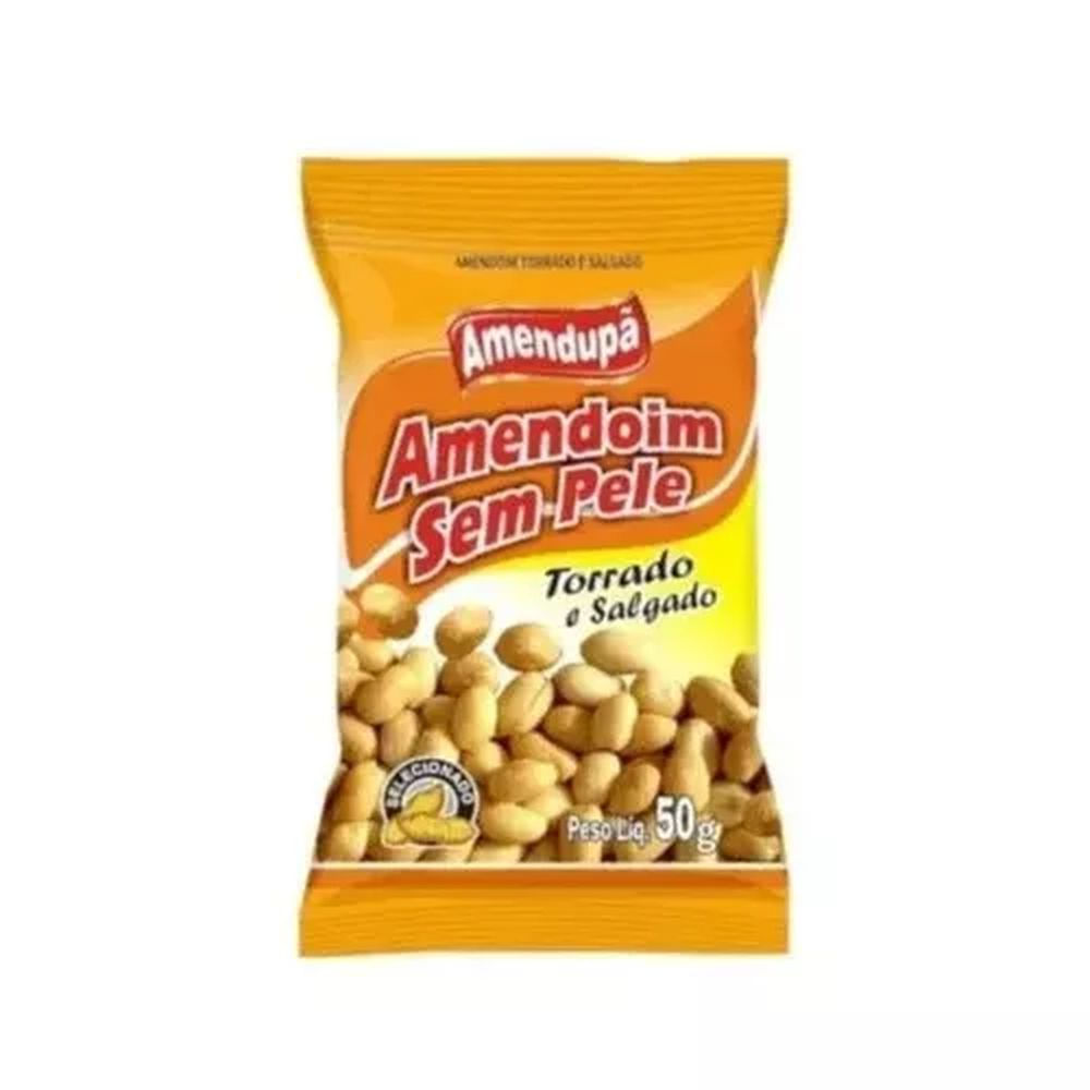 Amendoim Torrado sem Pele Amendupã 50g Vegano