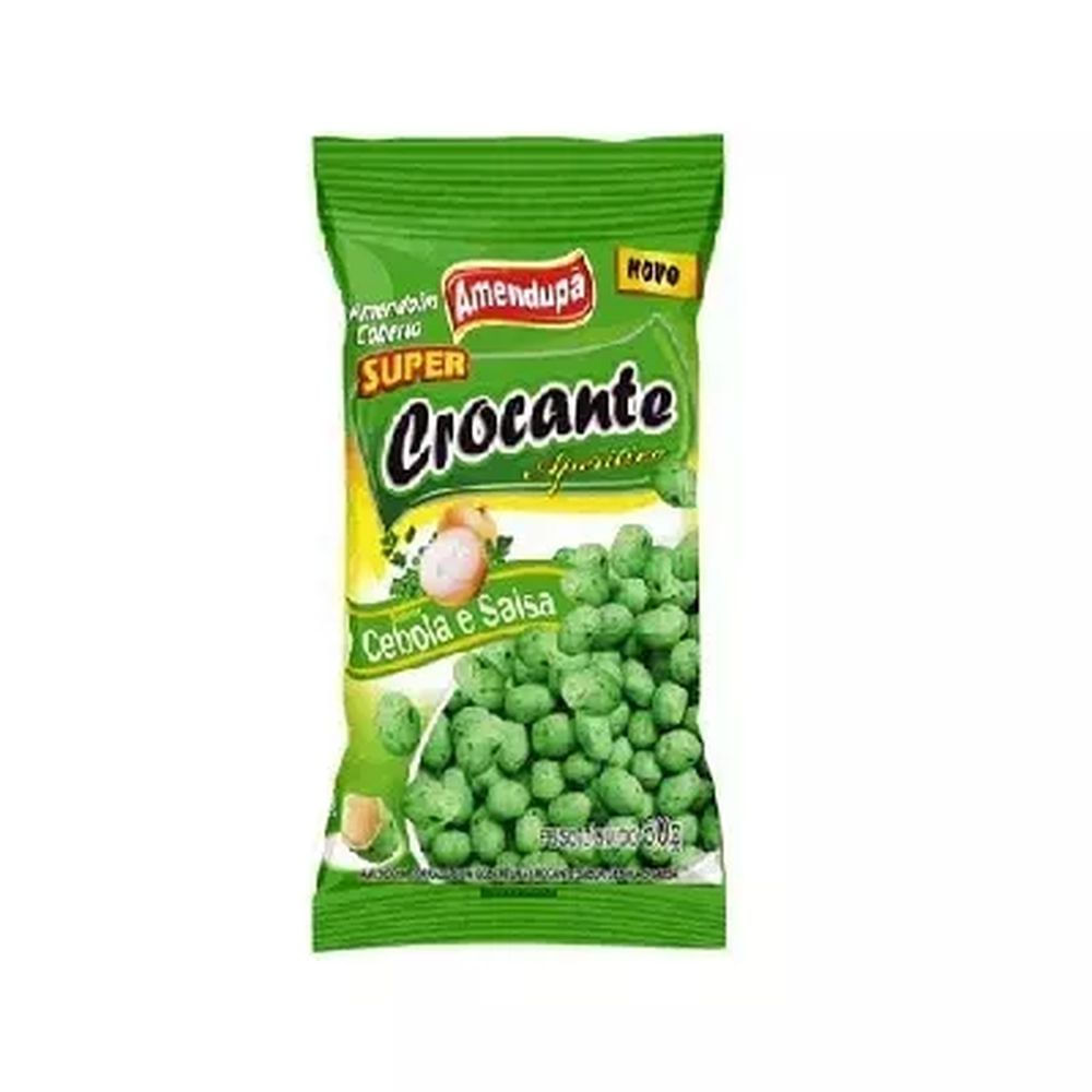Amendoim Torrado Cebola e Salsa Amendupã 60g Crocante