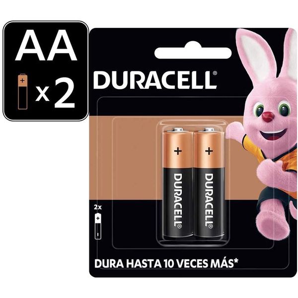 Pilha alcalinas duracell AA/2 C/2