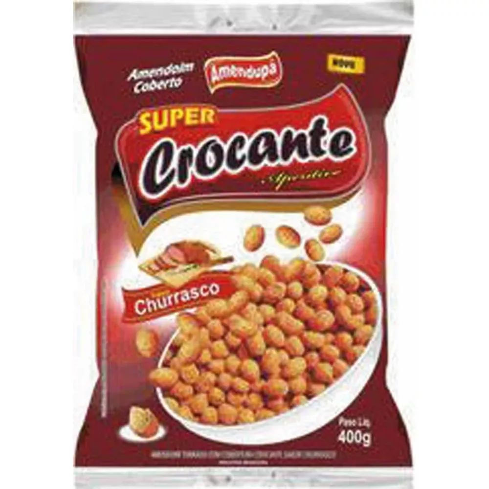 Amendoim Torrado Churrasco Amendupã 60g Snack Crocante