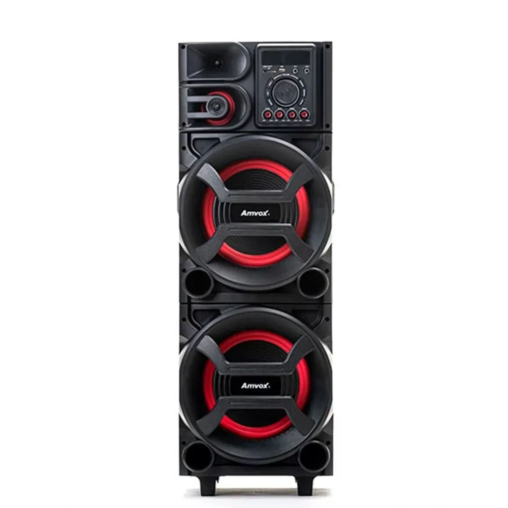 Caixa de Som Bluetooth Amvox ACA 1005 Titan 1000W Bivolt Preto