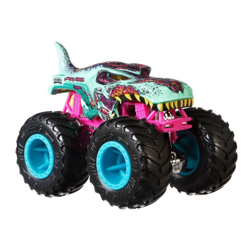 Carrinho Colecionável Die Cast Mattel Hot Wheels Monster Trucks V8 Bomber 1:64