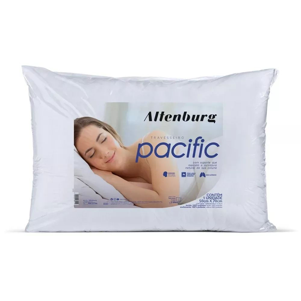 Travesseiro Conforto Altenburg Pacific 50x70cm