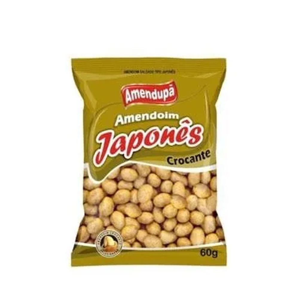 Amendoim Japonês Tradicional Amendupã 60g Crocante