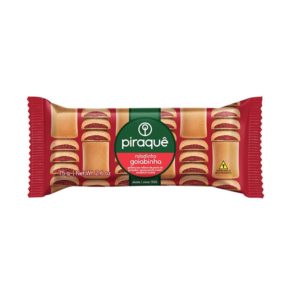 Biscoito Doce Goiabinha Piraquê 75g Tradicional