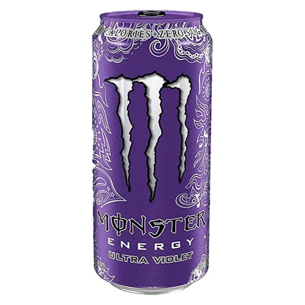 Energético Uva Ultra Violet Monster 473ml Zero Açúcar