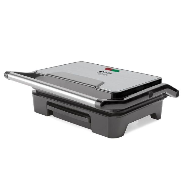 Grill Elétrico Antiaderente Mallory Asteria Compact 900W Inox