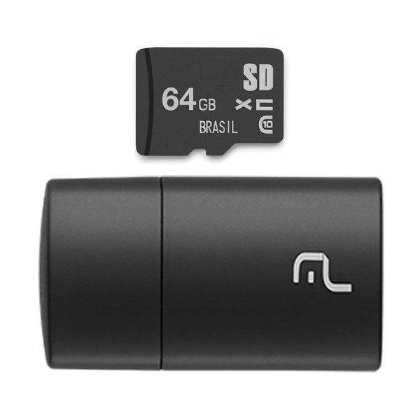 Pen Drive 2 Em 1 64 Gb Multilaser