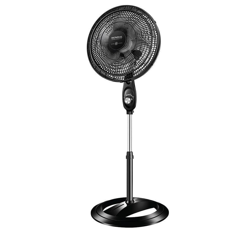Ventilador de Coluna Silencioso Mondial Super Power VSP-40C-NB 40cm 6 Pás 140W 220V Preto