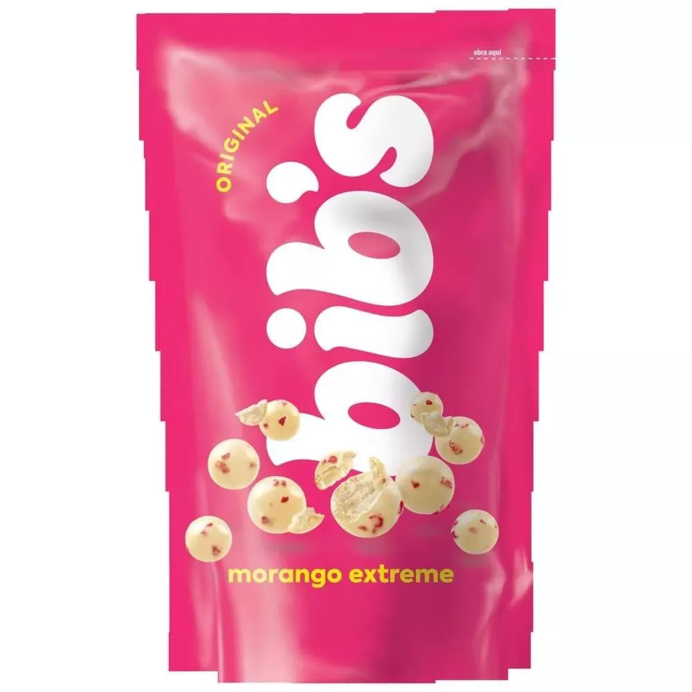 Neugebauer Confeito de Chocolate Morango Bib's 120g Pouch