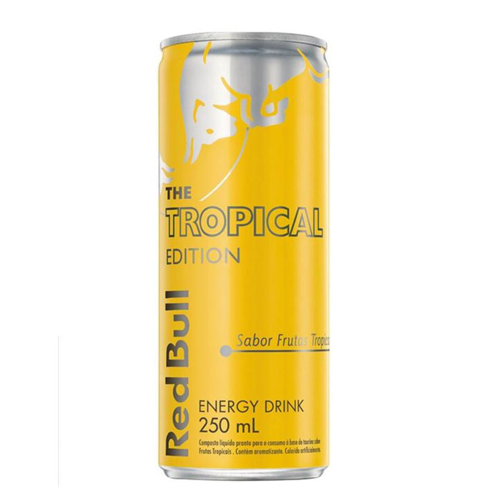 Energético Tropical Red Bull 250ml Lata com Taurina