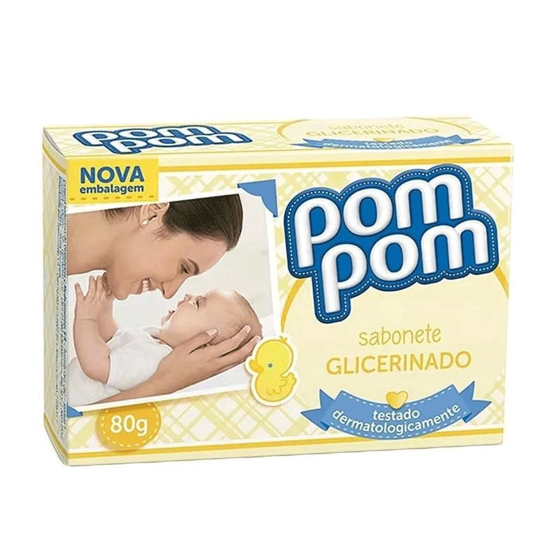 Sabonete em Barra Hidratante Pom Pom Glicerinado 80g