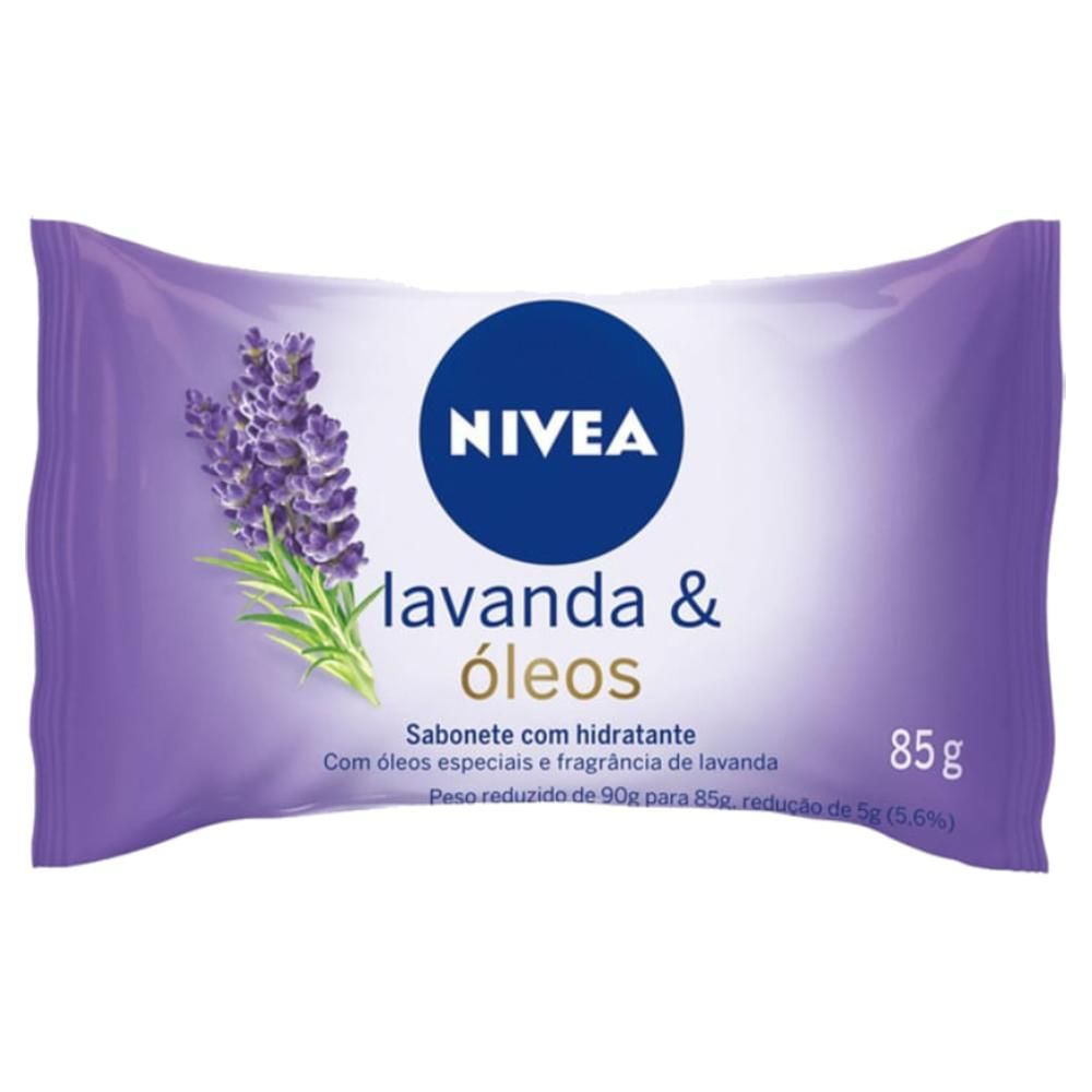 Sabonete em Barra Hidratante Nivea Lavanda & Óleos 85g