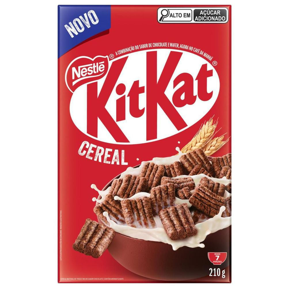 Cereal Matinal Chocolate KitKat Nestlé 210g Integral