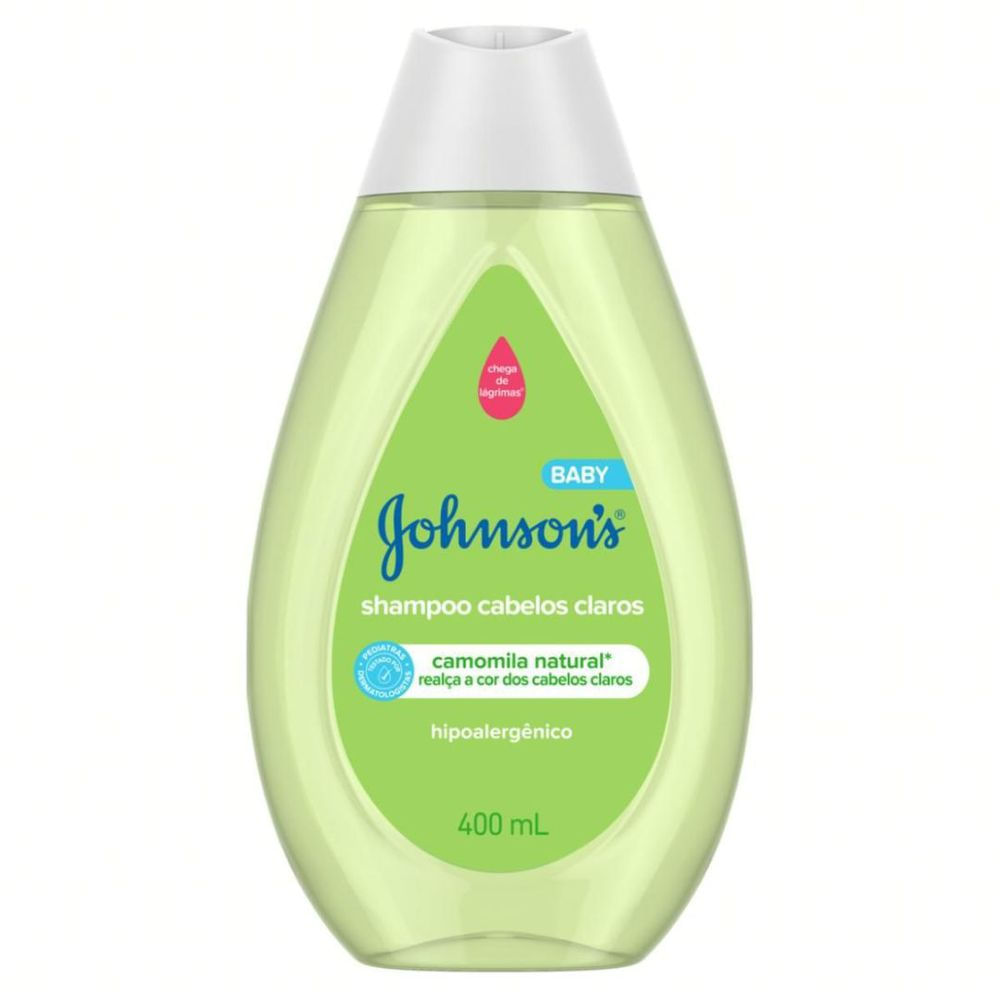 Shampoo Realce de Cor 400ml Johnson's Baby Camomila Cabelos Claros Infantil