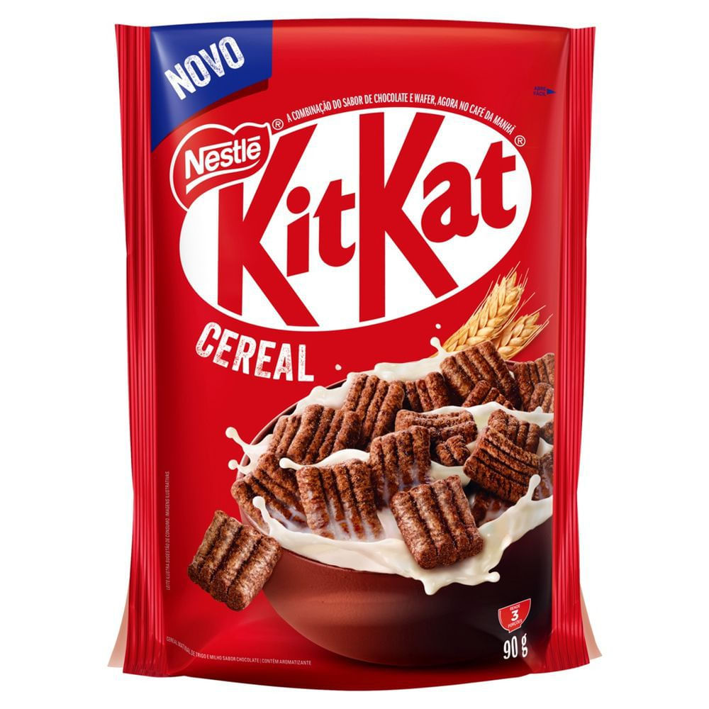 Cereal Matinal Chocolate KitKat Nestlé 90g Integral