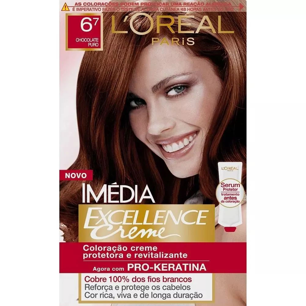Coloração Imédia Excellence 6,7 Chocolate L'Oréal Paris