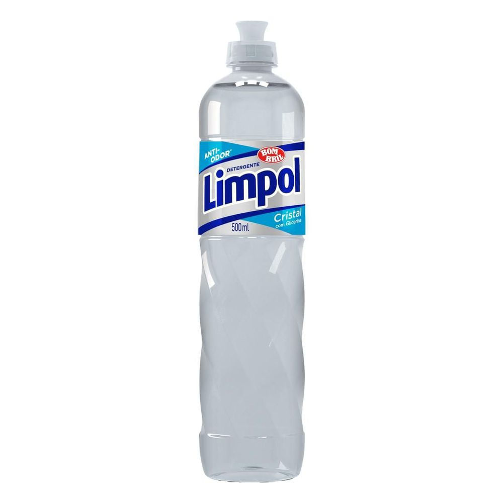Detergente Líquido Limpol Cristal 500ml