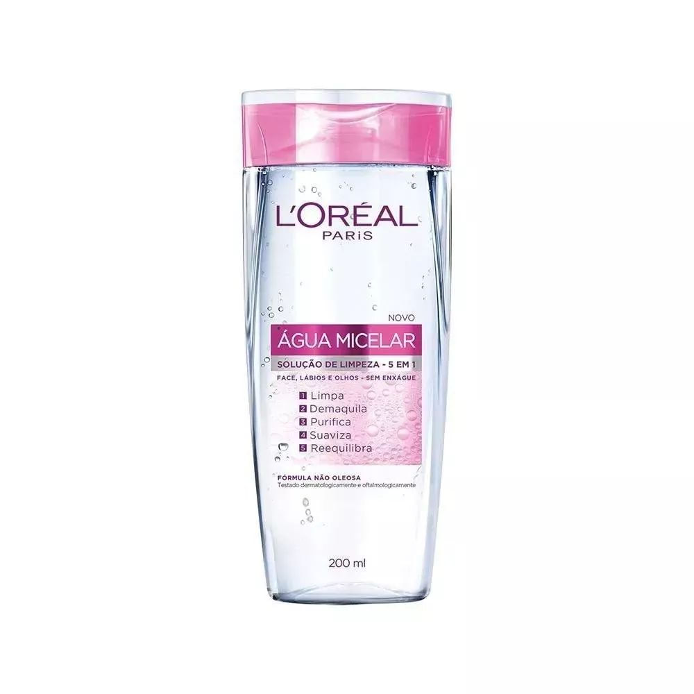 Água Micelar de Limpeza 5 em 1 L'Oréal Paris 200ml