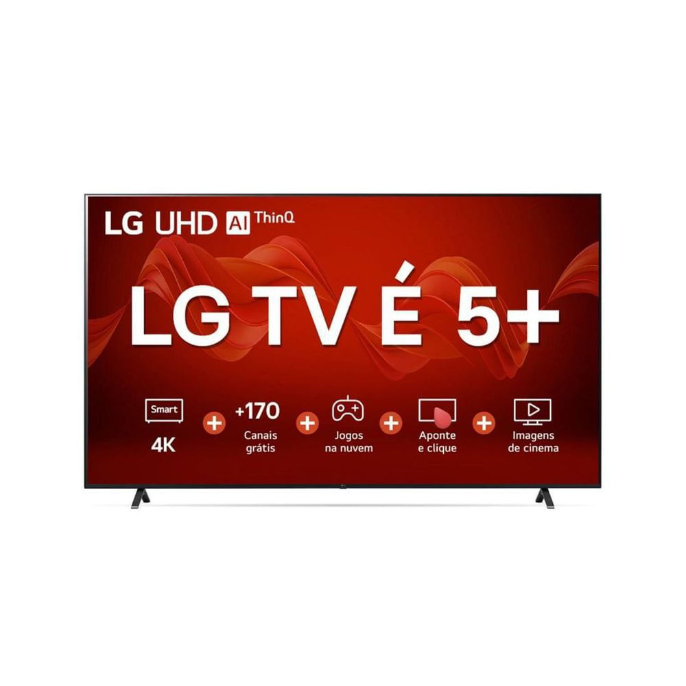 Smart TV 4K LG 55" 55UR8750 LED HDR Wi-Fi Preto
