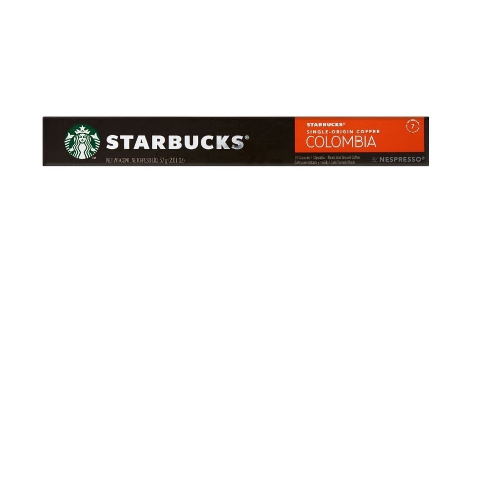 Café em Cápsula Colombia Starbucks 10 Unidades 57g Arábica