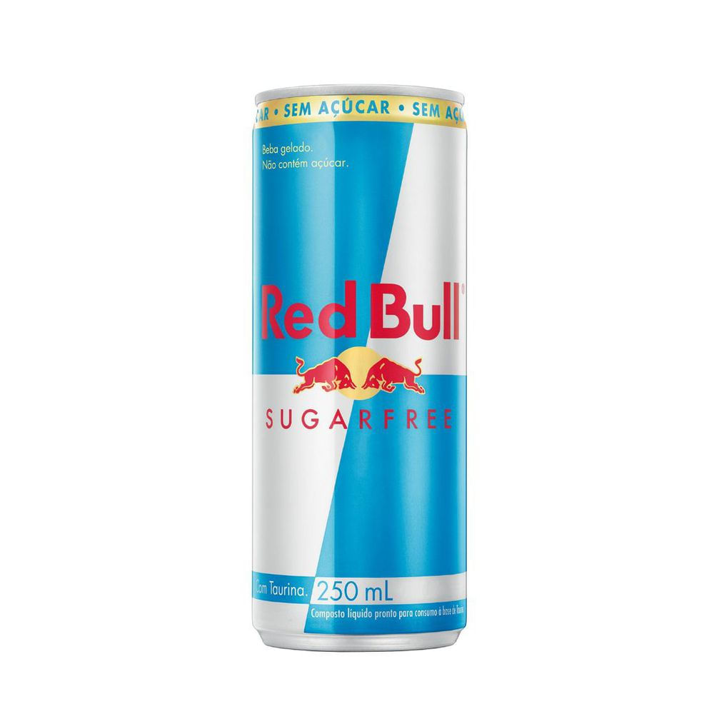 Energético Sugar Free Red Bull 250ml Lata Zero Açúcar